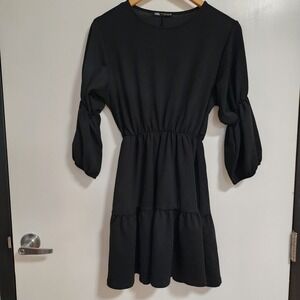Zara‎ Mini Tiered Babydoll Dress